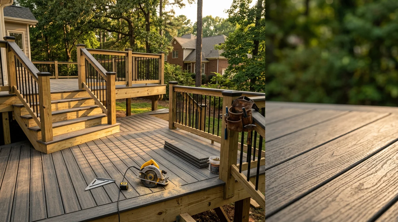 Deck and patio construction in York County